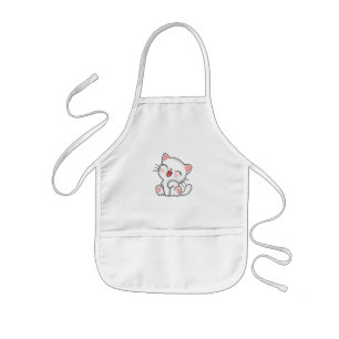 Cat Baby Bib Kids Apron