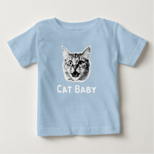 Cat Baby Retro T-Shirt