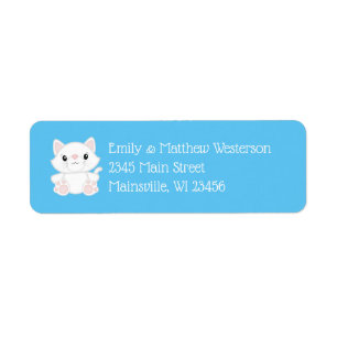 Cat Baby Shower Kitty Blue