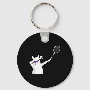 Cat Badminton Shuttle For Men Women Kids  Key Ring