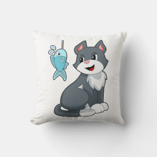 Cat Bait Fish Cushion