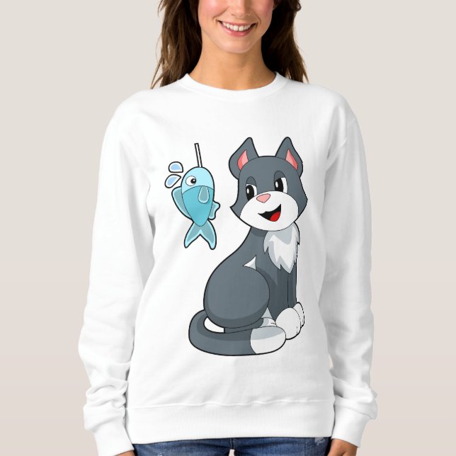 Cat Bait Fish Sweatshirt (Front)