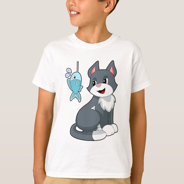 Cat Bait Fish T-Shirt (Front)