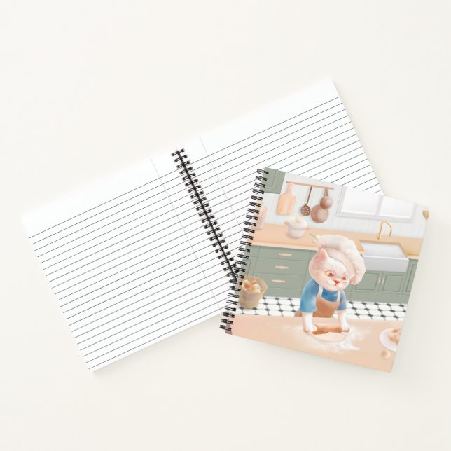 Cat Baker Baby – Cosy Morning Kneading Notebook (Inside)