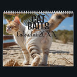 Cat Balls 2026 Funny Calendar<br><div class="desc">Welcome to the quirkiest calendar of the year - the 2026 Funny Cat Balls Calendar! 🐾💩 

Prepare for a daily dose of feline hilarity as our fluffy friends strike a pose showing,  erm,  their balls.

Perfect gift for cat lovers!</div>