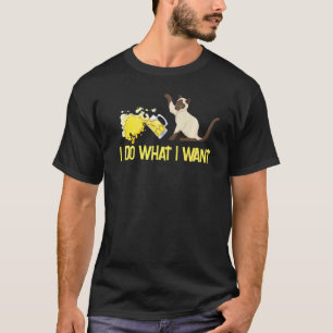 Cat Beer For A Cat And Beer T-Shirt