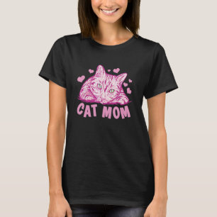 Cat Best Cat Mom Ever Meow with my Cat for Women T-Shirt
