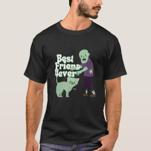 Cat Bestfriend Forever Pet Zombie Hollyween Cat T-Shirt