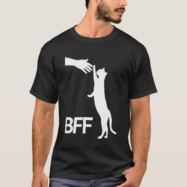 Cat  Bff Best Friends Forever Fathers Mothers Day  T-Shirt (Front)