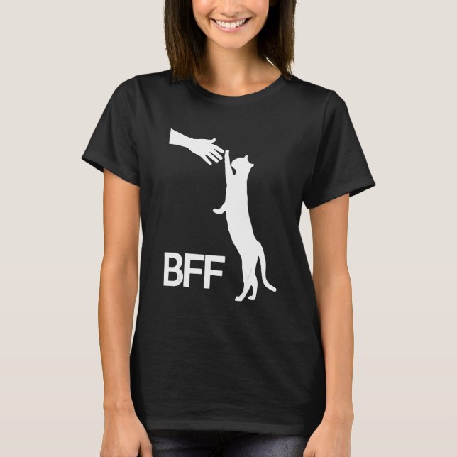 Cat  Bff Best Friends Forever Fathers Mothers Day  T-Shirt (Front)