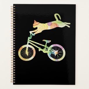 Cat Bike Cycling Bicycle - Your Gift Collection Planner