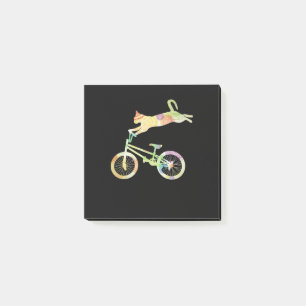 Cat Bike Cycling Bicycle - Your Gift Collection Post-it Notes