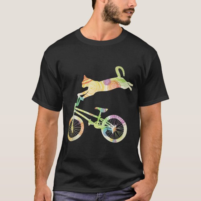 Cat Bike Cycling Bicycle - Your Gift Collection T-Shirt (Front)