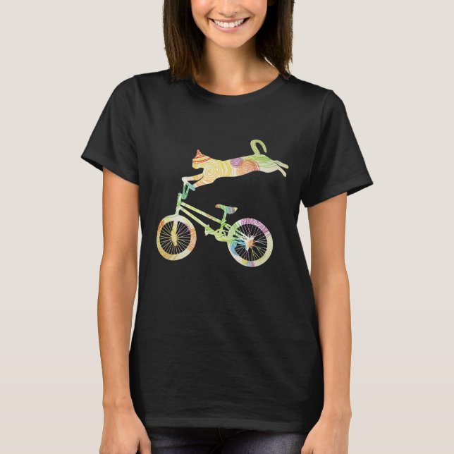 Cat Bike Cycling Bicycle  - Your Gift Collection T-Shirt (Front)