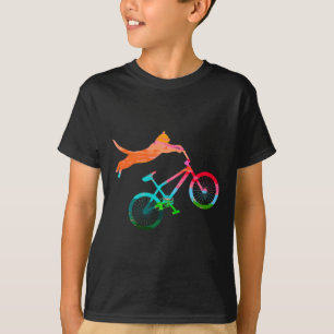 Cat Biking Meowtainbiker Cycling Mountain Bike Bik T-Shirt