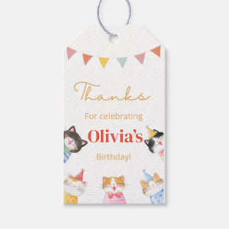 Cat birthday gift tag, Are you kitten me Gift Tags