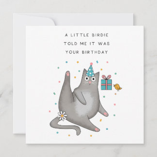 Cat Birthday Invitation