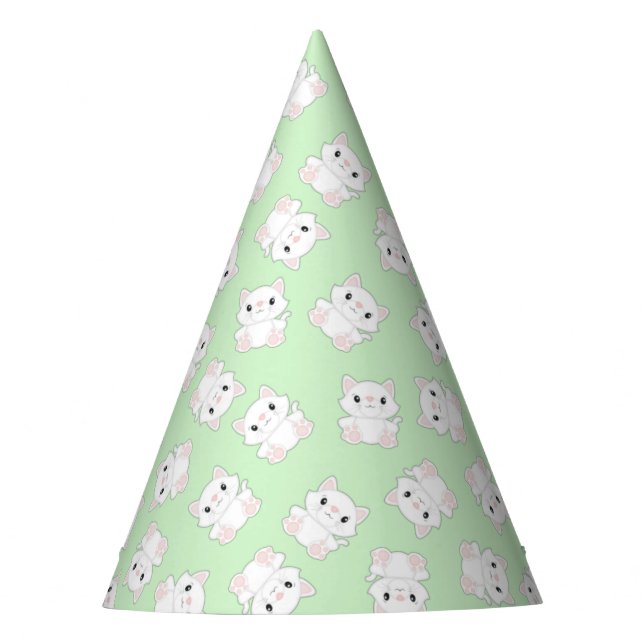 Cat Birthday Party Hat (Front)