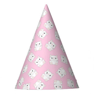 Cat Birthday Party Kitty Pink Hat