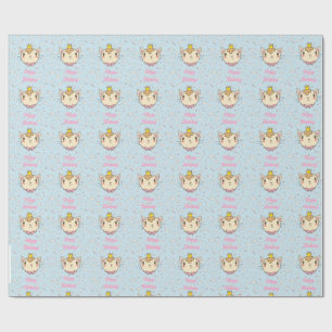 Cat Birthday wrapping paper