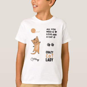 Cat Black Cats Sticker Set Sayings Paws T-Shirt