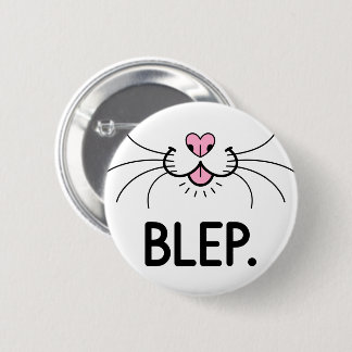 Cat Blep Cute Tongue 6 Cm Round Badge