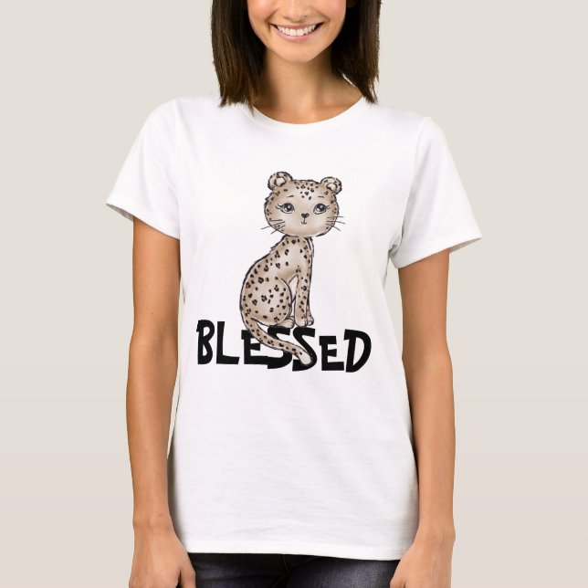 CAT -BLESSED- CAT T-SHIRTS SWEATSHIRTS (Front)