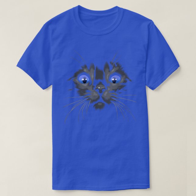 Cat blue eyes  T-Shirt (Design Front)