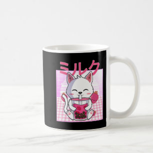 Cat Boba Tea Bubble Tea Anime Kawaii Neko Gift Kid Coffee Mug