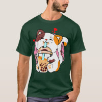 Cat Boba Tea Bubble Tea Anime Kawaii Neko Milktea