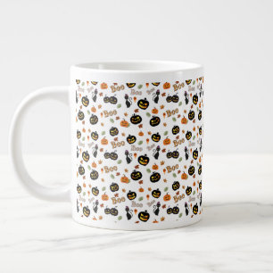 Cat Boo Halloween Large Coffee Mug