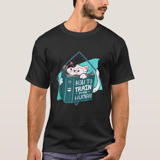 Cat Book Cat Lover Cat Lover T-Shirt (Front)