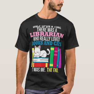 Cat  Book Feline Owner Reader Bookworm T-Shirt