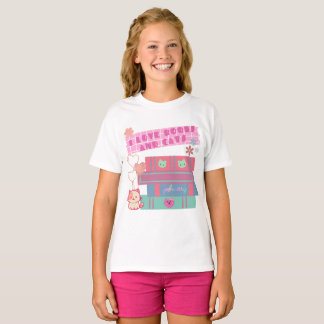 Cat Book Lover - Cosy Bookish Gifts Girly White T-Shirt