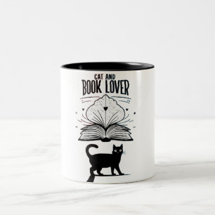 Cat & Book Lover Mug