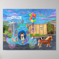 Cat Bookmobile Library Guinea Pig Pony Owl Mouse