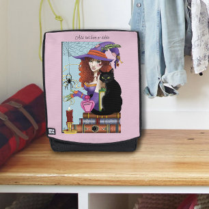 Cat Books Witch Potions Backpack