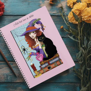 Cat Books Witch Potions Planner