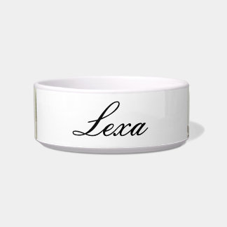 Cat bowl Personalised Pet Water and Food