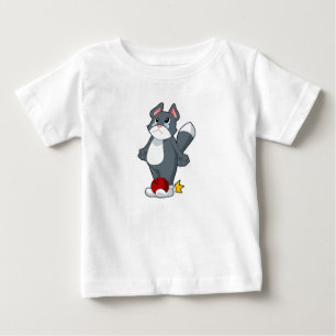 Cat Bowling Bowling ball Baby T-Shirt