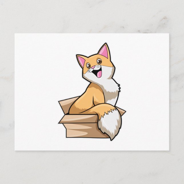 Cat Box Postcard (Front)