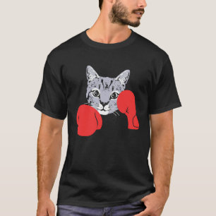 Cat Boxer  Animal Cat Kitten  Boxing T-Shirt