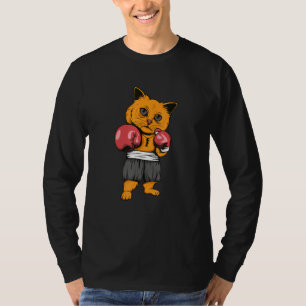 Cat Boxing Boxer Fighter Men Women T-Shirt