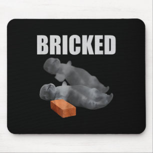 Cat Bricked Funny Knocked Out Meme Silly Cats Sayi Mouse Mat
