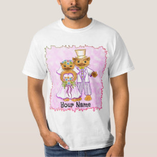 Cat Bride and Groom wedding T-Shirt