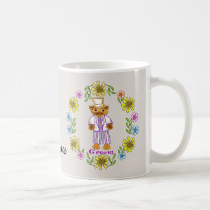 Cat Bride Groom wedding mug