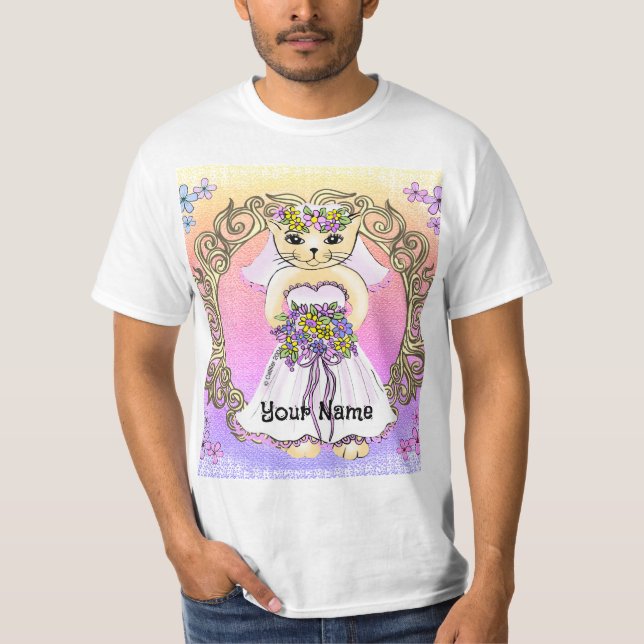 Cat Bride  T-Shirt (Front)