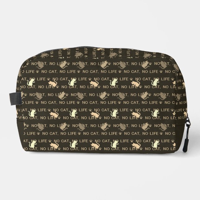 CAT Brown Dopp Kit (Front)