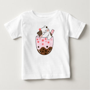 Cat Bubble Tea Baby T-Shirt