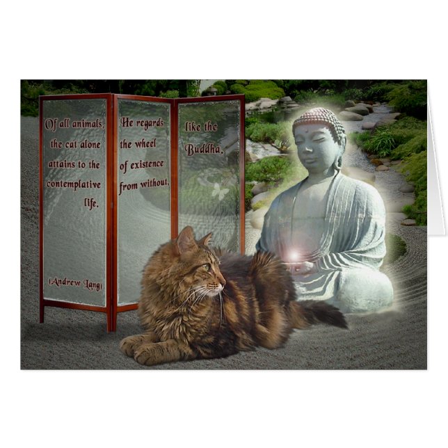 Cat-Buddha nature (Front Horizontal)